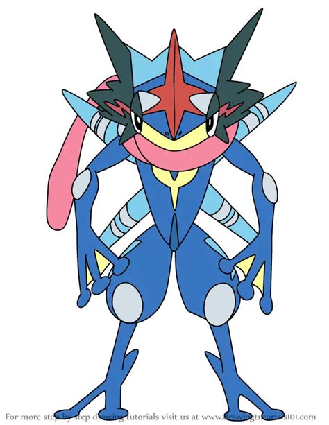 greninja drawing|mega pokemon pictures greninja.